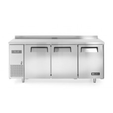 3 durų šaldymo stalas kitchen line 600, agregatas įmontuotas šone - 1800x600x850 mm - 233382