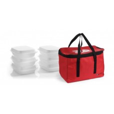 Krepšys Lunchbox Hendi, 6 maisto dėžės, 440x260x(H)310mm - 709849